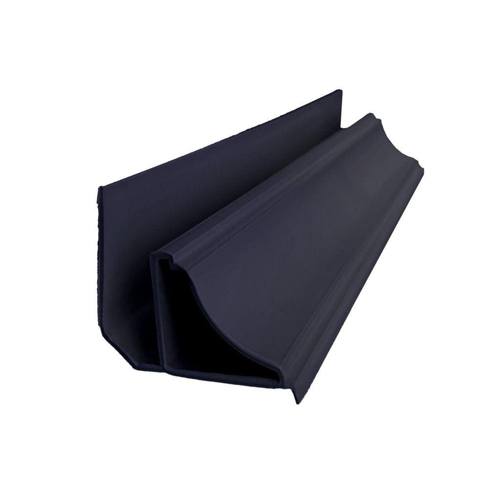 Meia Cana Pvc Preto 3m Bariri - caixa com 5 Peças - Preto