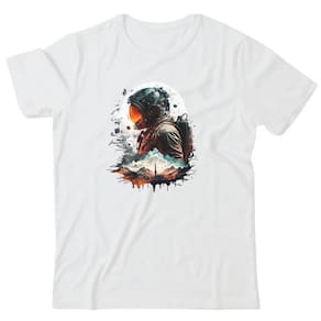 Camiseta astronomia- Astronaut Moon