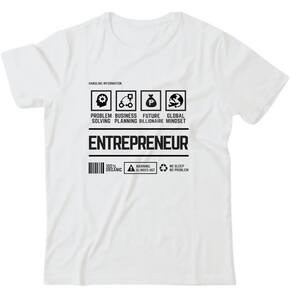 Camiseta algodão Profissões -Entrepreneur