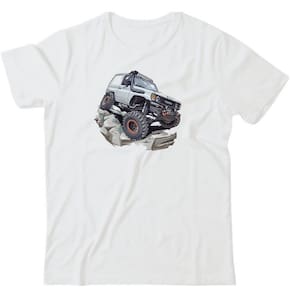 Camiseta algodão carros - Trilheiros (Jeep)
