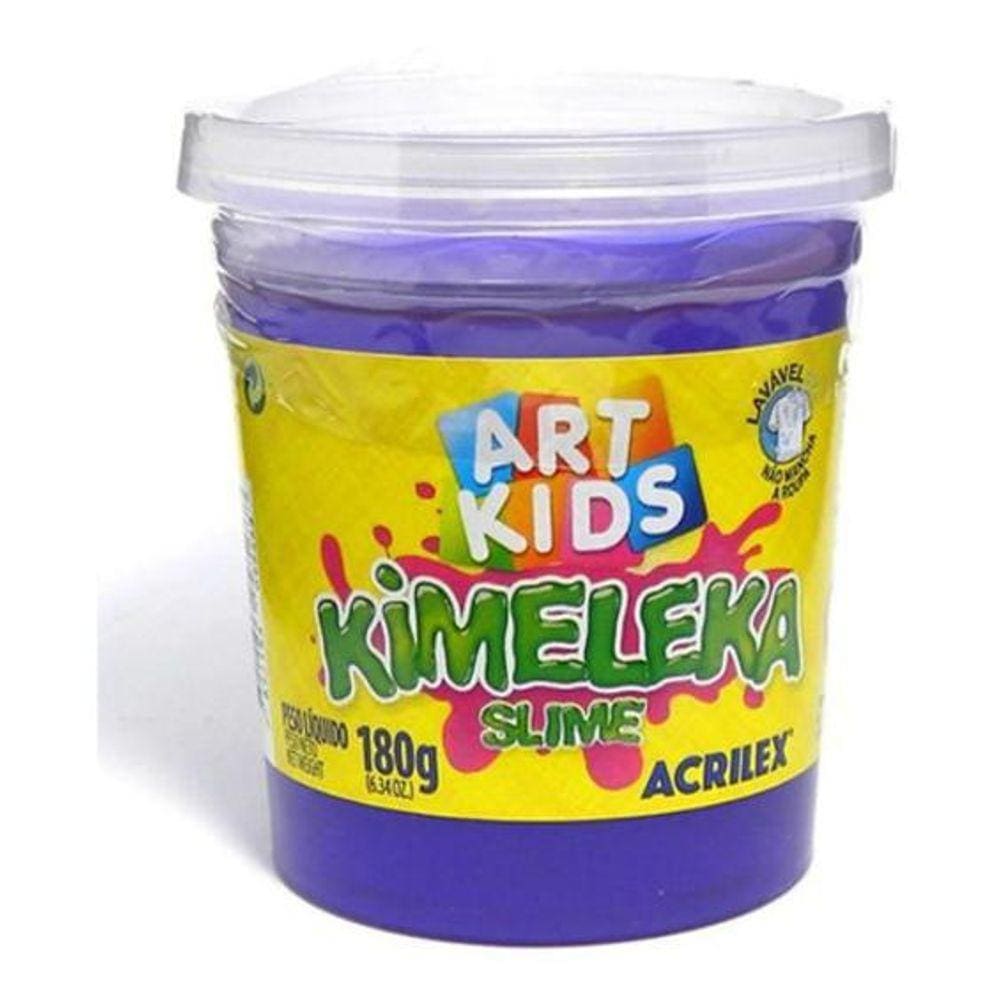 Kimeleka Slime Art Kids Acrilex 180g - Não Tóxico