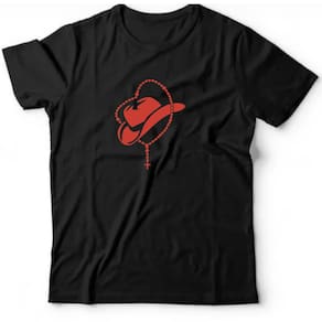 Camiseta algodão country/sertanejo - Chapéu Cowboy
