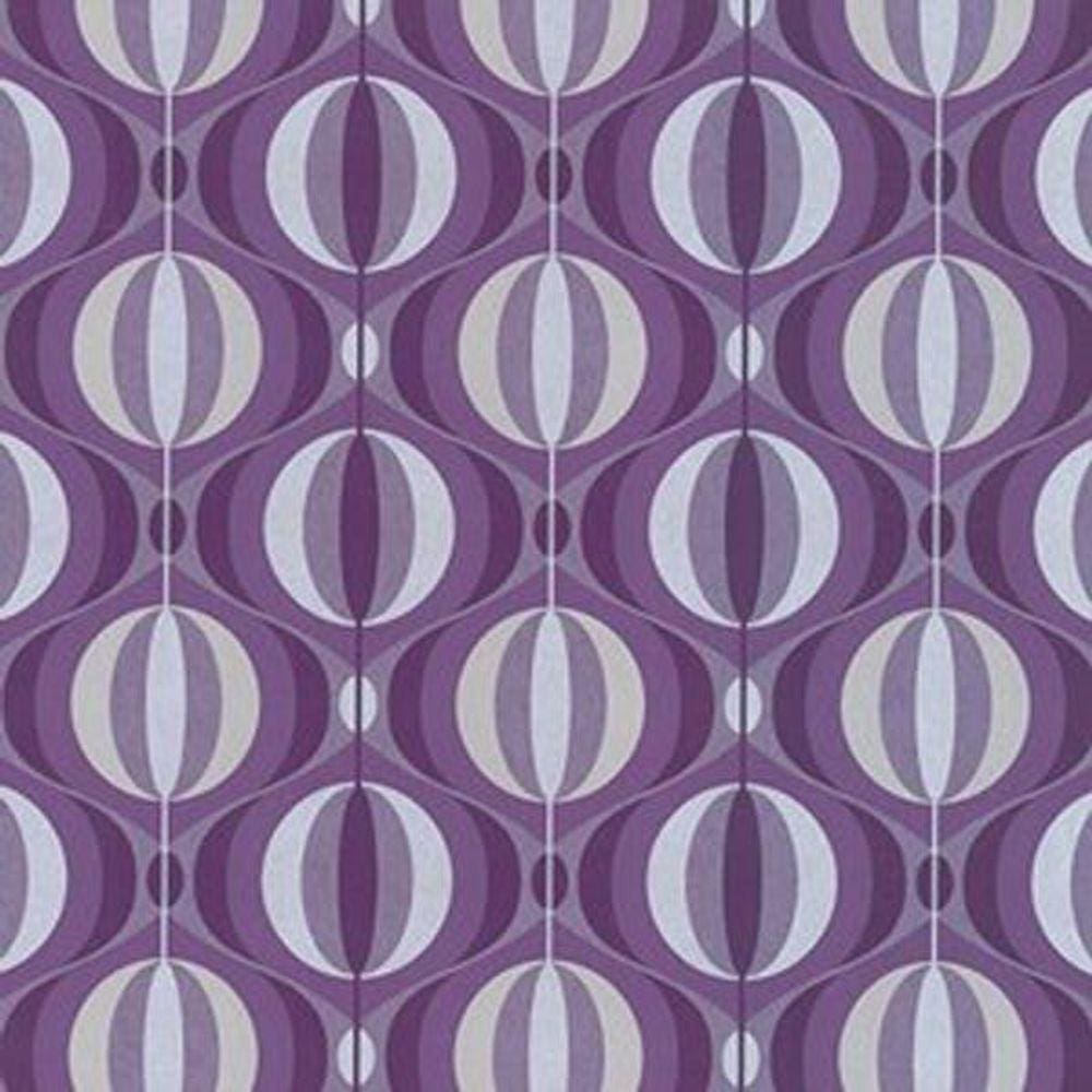 Papel De Parede Geométrico Roxo 5M²