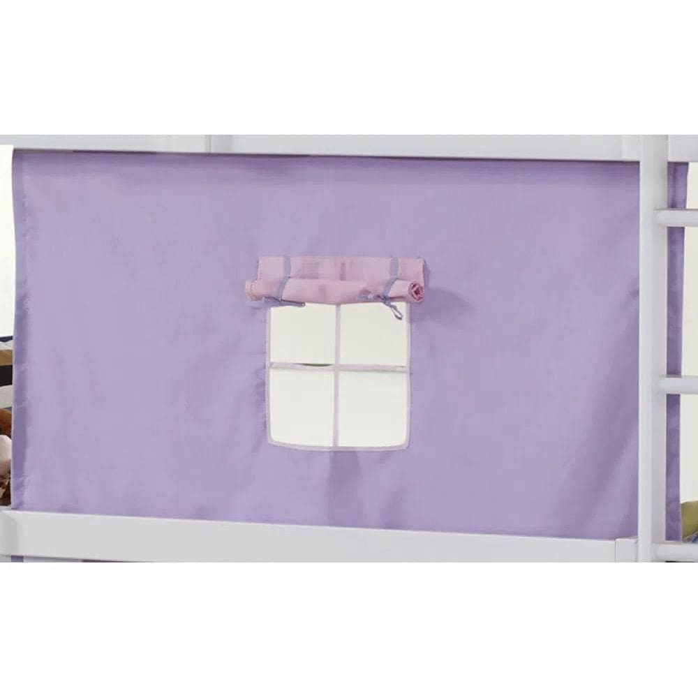 Tecido Frontal Castelo Para Telhado Completo Casatema Lilás/Rosa