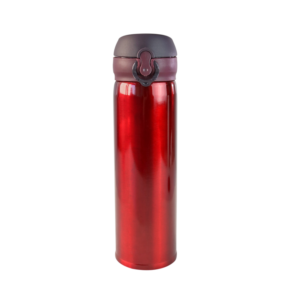 Garrafa Isotérmica De Aço Inox Com Trava Vacuum Cup 400ml