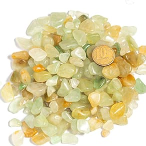 100grs Onix Verde Rolado Pedra natural 5 a 15mm Media