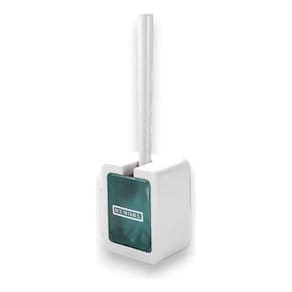 Escova Vaso Sanitário Silicone + Base - Resistente - 37,5 cm
