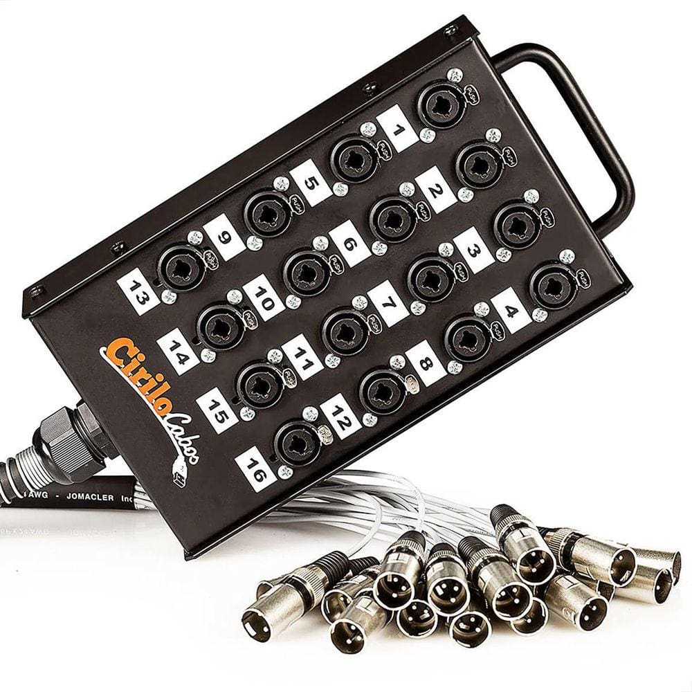 Medusa 16 Vias Com Conectores Combo - Cirilo Cabos 35 Metros