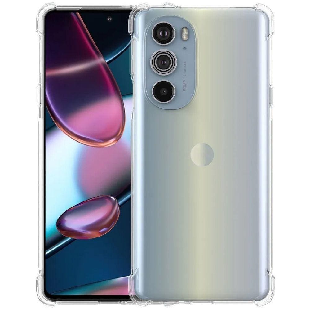 Capinha Antishock Edge 30 Pro Em Silicone Transparente