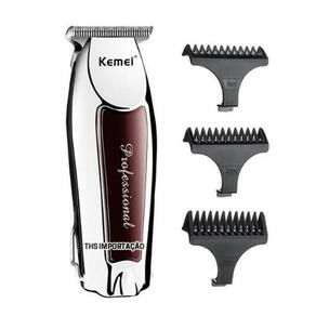 Máquina De Acabamento E Barba Kemei Sem Fio Mini Km-9163