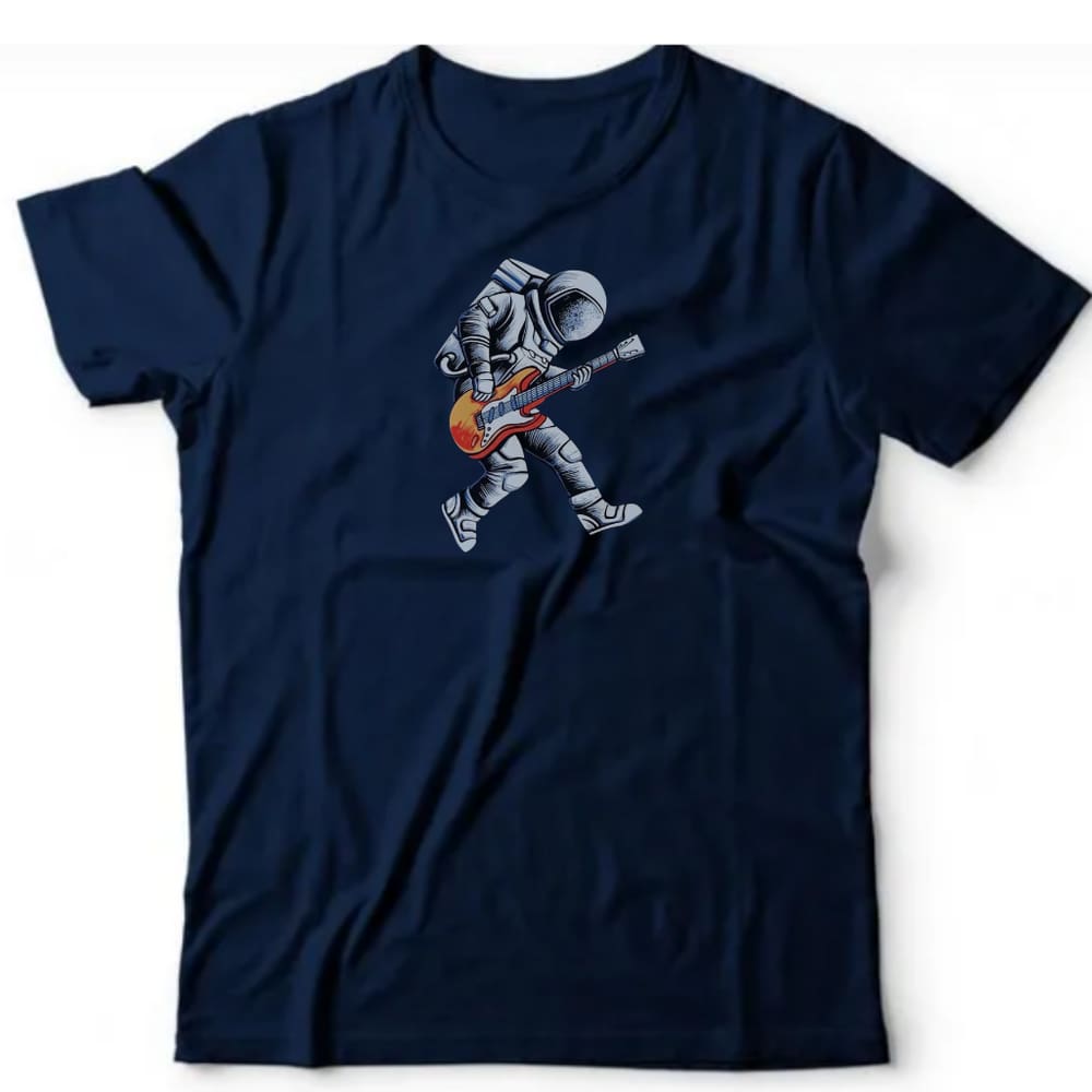 Camiseta astronomia - Guitarra no espaço