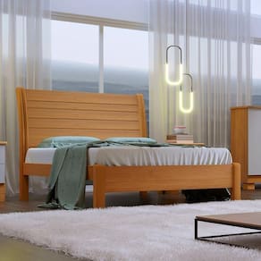 Cama Casal Jaspe 100% Mdf Plus Cinamomo