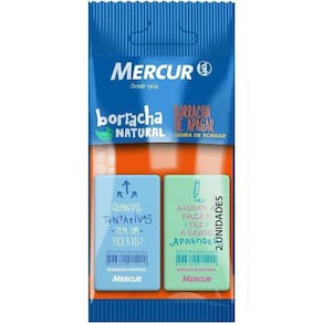Borracha Natural Escolar Estimuladora Verde/Azul 915439