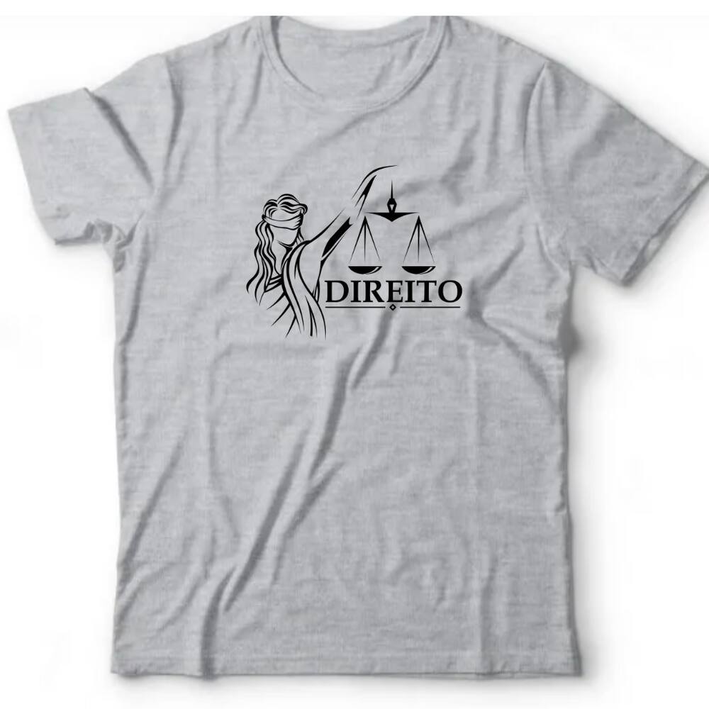 Camiseta algodão profissões -Direito