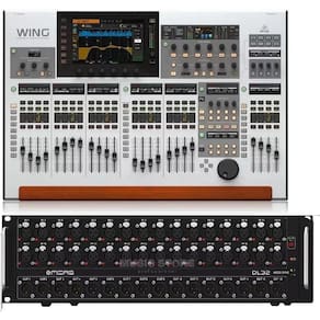 Mesa De Som Digital Wing Behringer Com Stage Box Midas Dl32