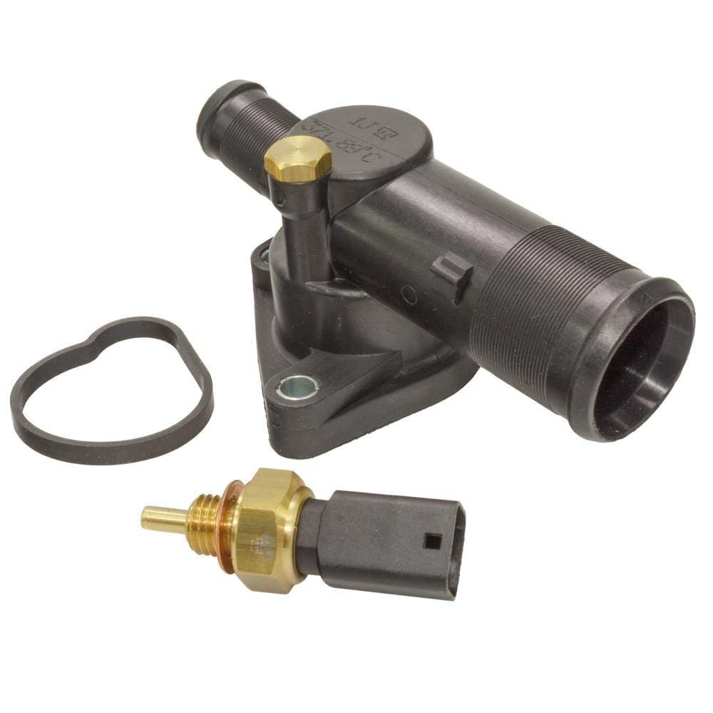 Kit Válvula Termostática + Plug Temperatura March Peugeot 206 Kangoo Logan Sandero Twingo 1.0 Clio 1.0 1.6 - MTEK20043