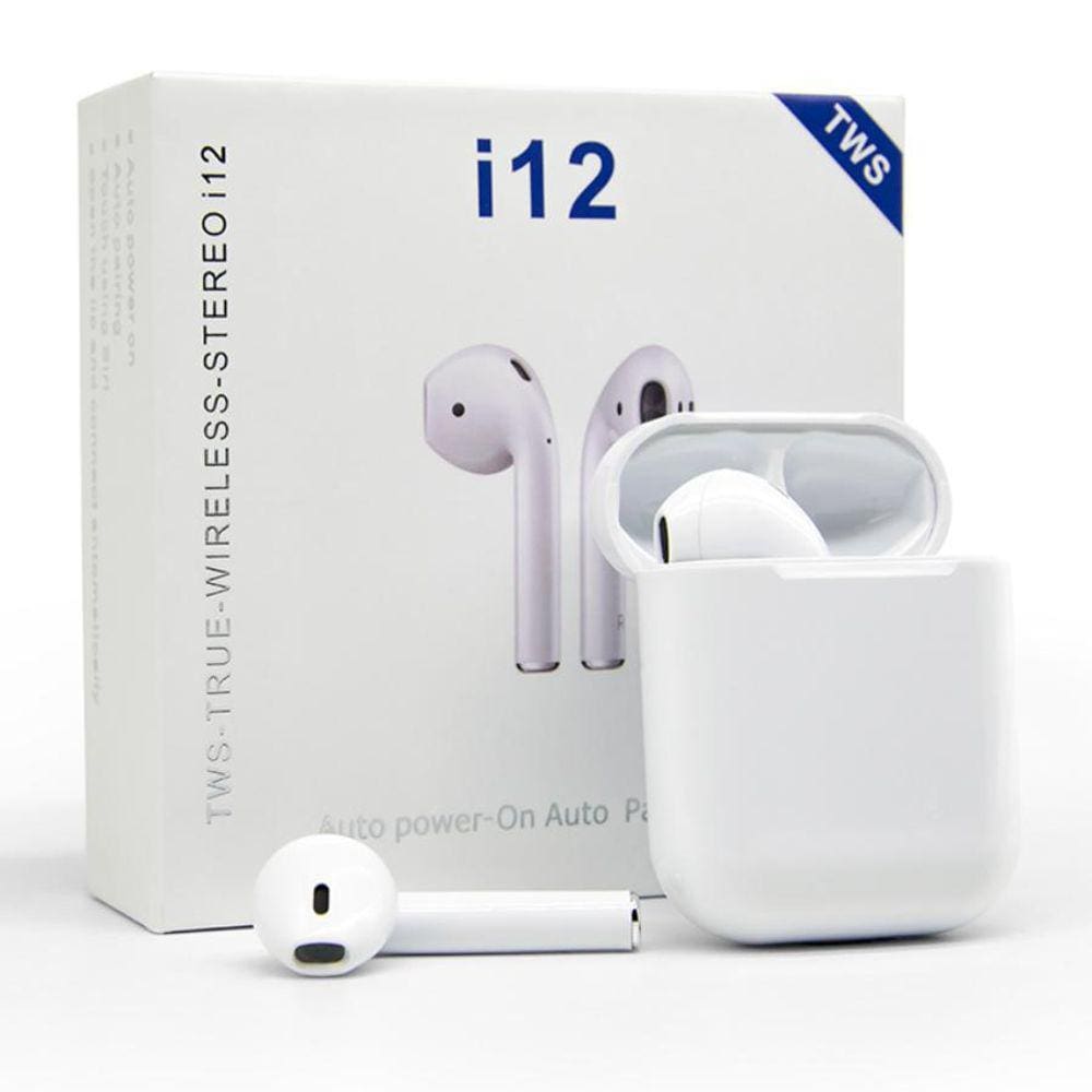 Fone De Ouvido Sem Fio I12 Bluetooth 5.0 Touch