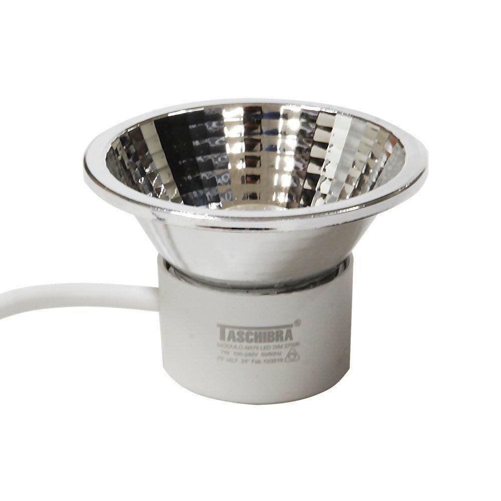 Lâmpada Led Ar70 7w 24° Modulo Taschibra Bivolt 6500k Luz Fria