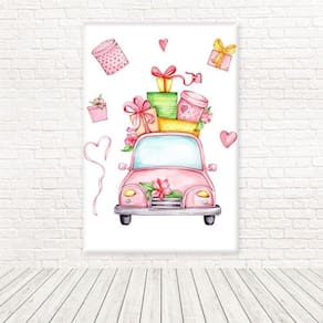 Painel Retangular Tecido 3D Meus 15 Anos 1,50X2,20 Frt-5348