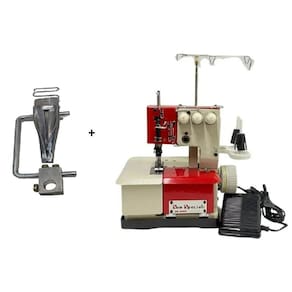 Galoneira Sun Special vermelha 3 agulhas+vies fita 20mm