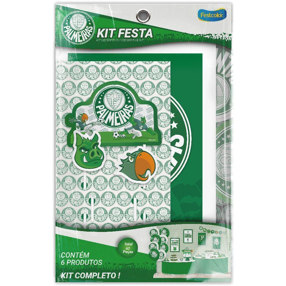 Kit Festa Palmeiras Verdão Time 62 Peças