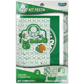 Kit Festa Palmeiras Verdão Time 62 Peças