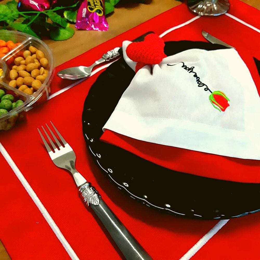 Kit De Mesa Posta Completo - Ps Eu Te Amo  2Un
