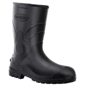 Bota PVC Preta Impermeável Cano Curto 46 Bracol
