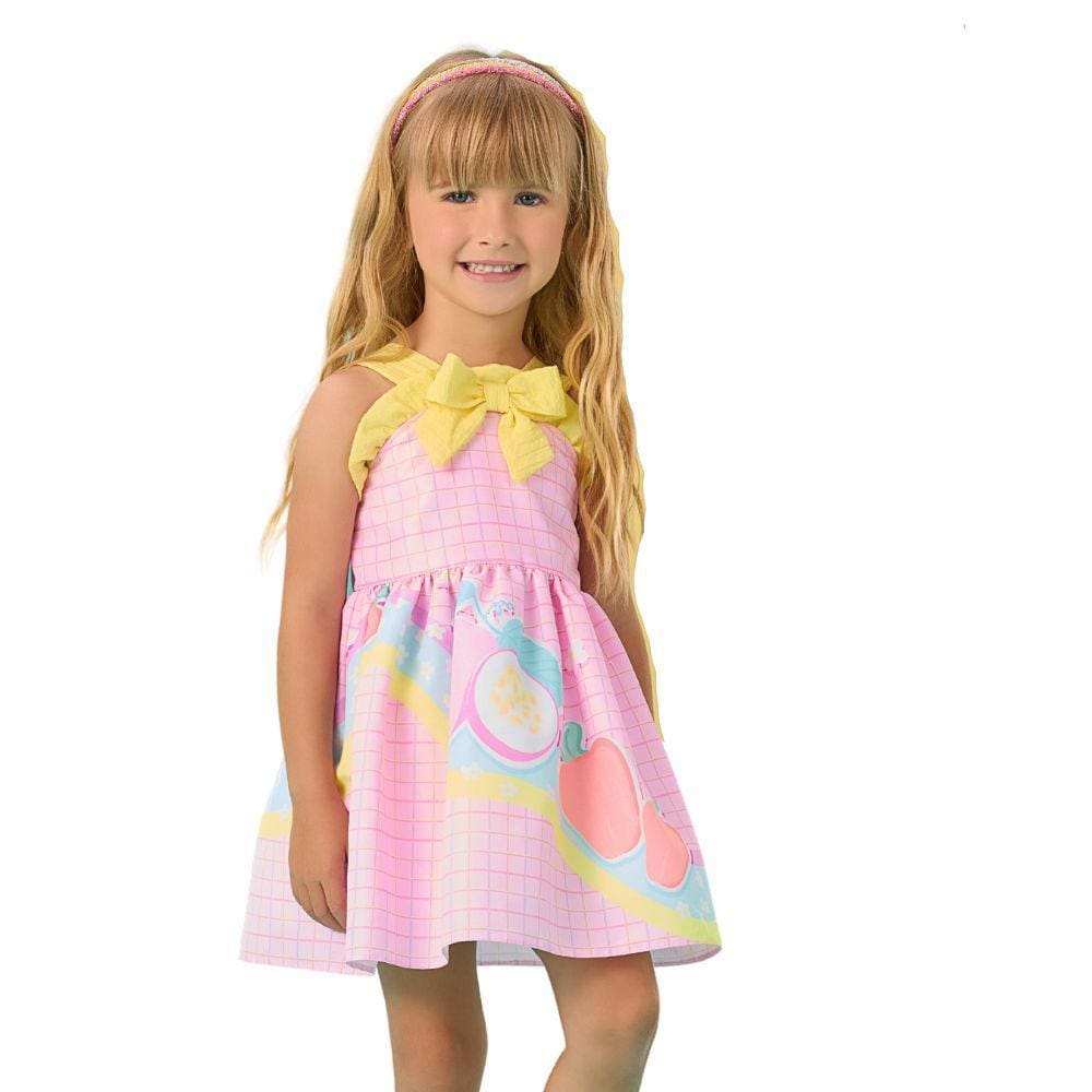 Vestido Fruti Flor Verão Mon Sucre 040