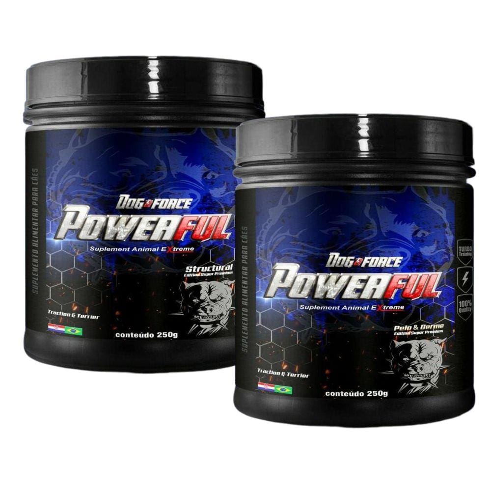 Powerfull Structural + Pelo E Derme Kit 2Un Em 24H