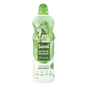 Limpador Perfumado Sanol Extratos Naturais Cha Verde 1L