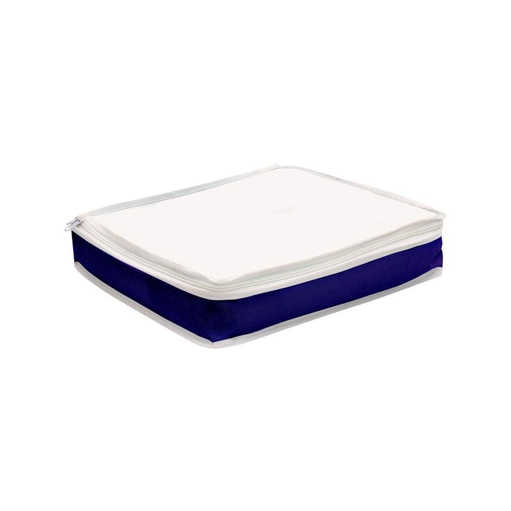 Organizador De Lençol Nylon Tampa Cristal Azul Marinho 931