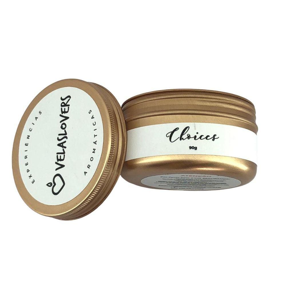 Vela Aromática Vegana Vanilla Choices 90Gr - Velas Lovers