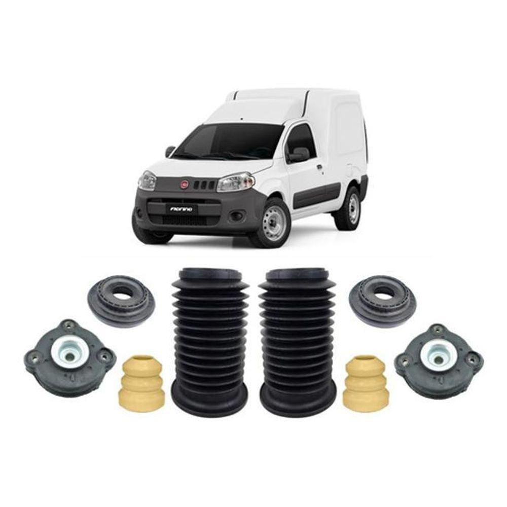 2 Kit Coxim Batente Dianteiro Fiorino 2014 2015 2016 2017 18