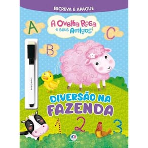 Livro Infantil Mee Com a Ovelha Rosa 14 Páginas