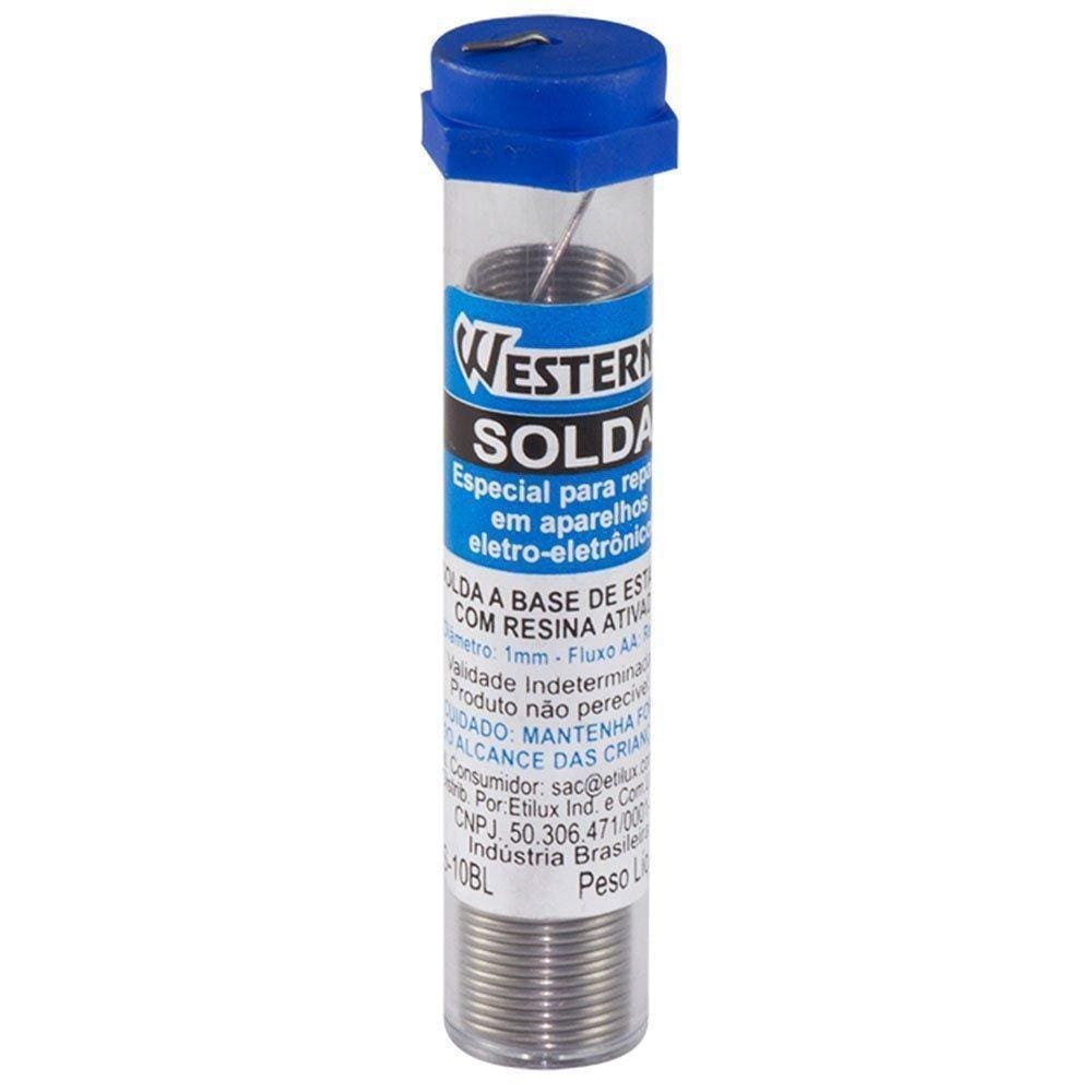 Solda Em Tubo 4M Westen S-10 1Mm