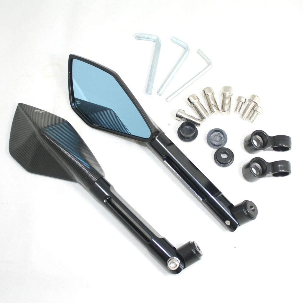 Retrovisor Esportivo Twins Preto Moto YS Fazer 250 2004-2017