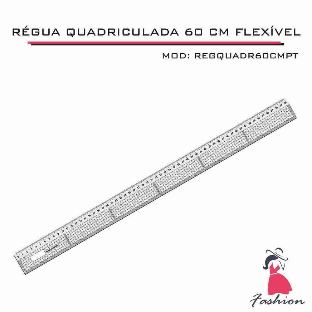 Régua Margem De Costura Modelista - Para Costura