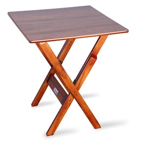 Mesa Dobrável Madeira 60x60 Padrão Imbuia