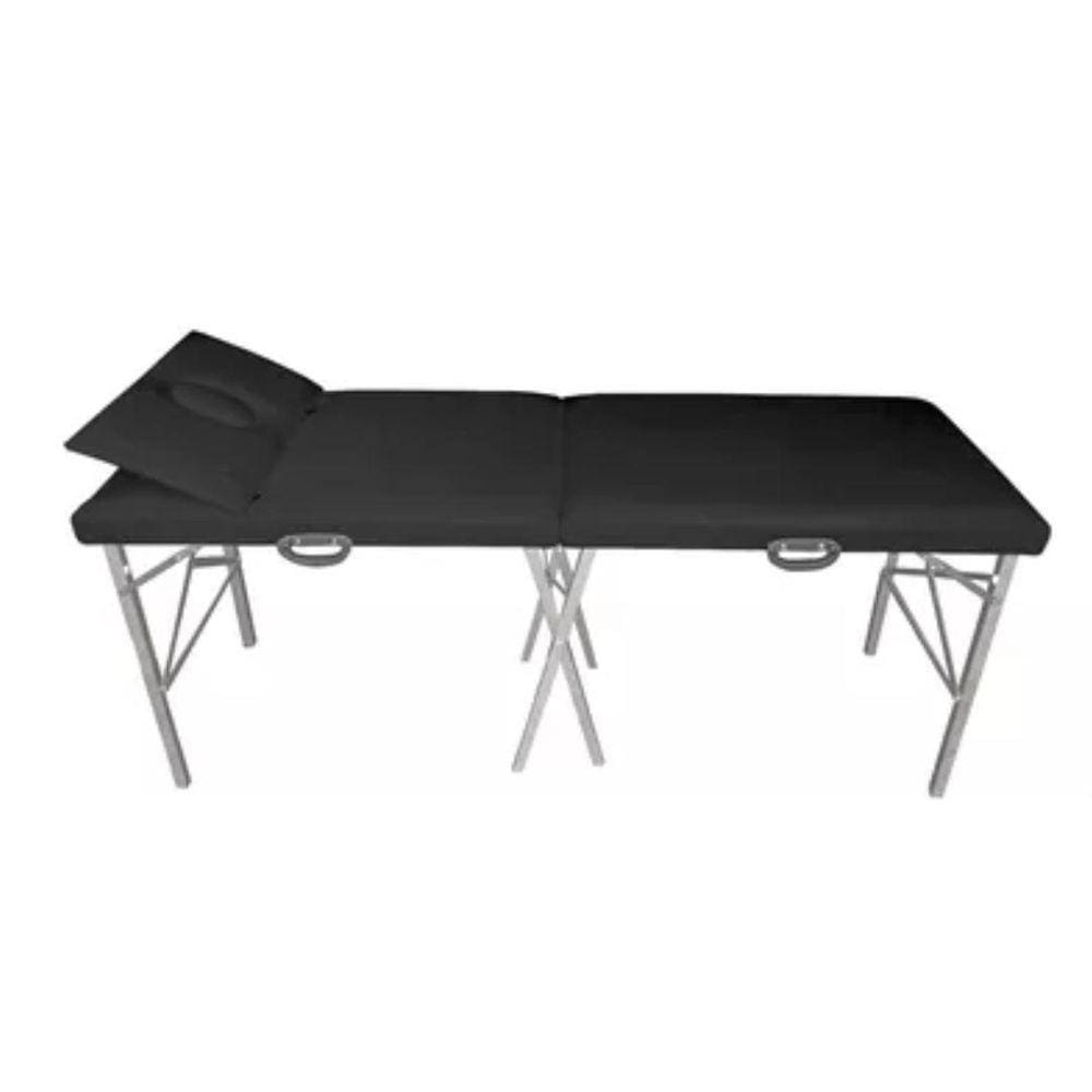 Maca Preto Dobrável 1,80m x 0,60cm - Suporta 200kg