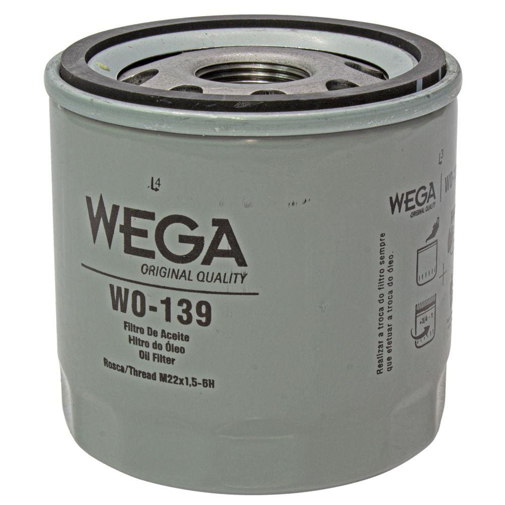 Filtro do Óleo Onix 1.0 3CC após 2019 Tracker 1.0 1.2 3CC após 2020 - Wega - WO139
