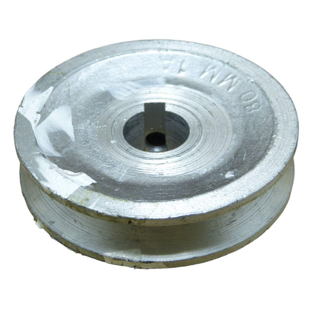 Polia De Alumínio 3 1/8`` 80Mm 1A Com Furo 19Mm Chiaperini Cj10Bpv Cj15Bpv Msi10 Top10Mpv