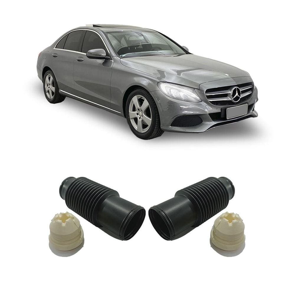 Par Batente Suspensão Dianteira Mercedes C200 2015 A 2019