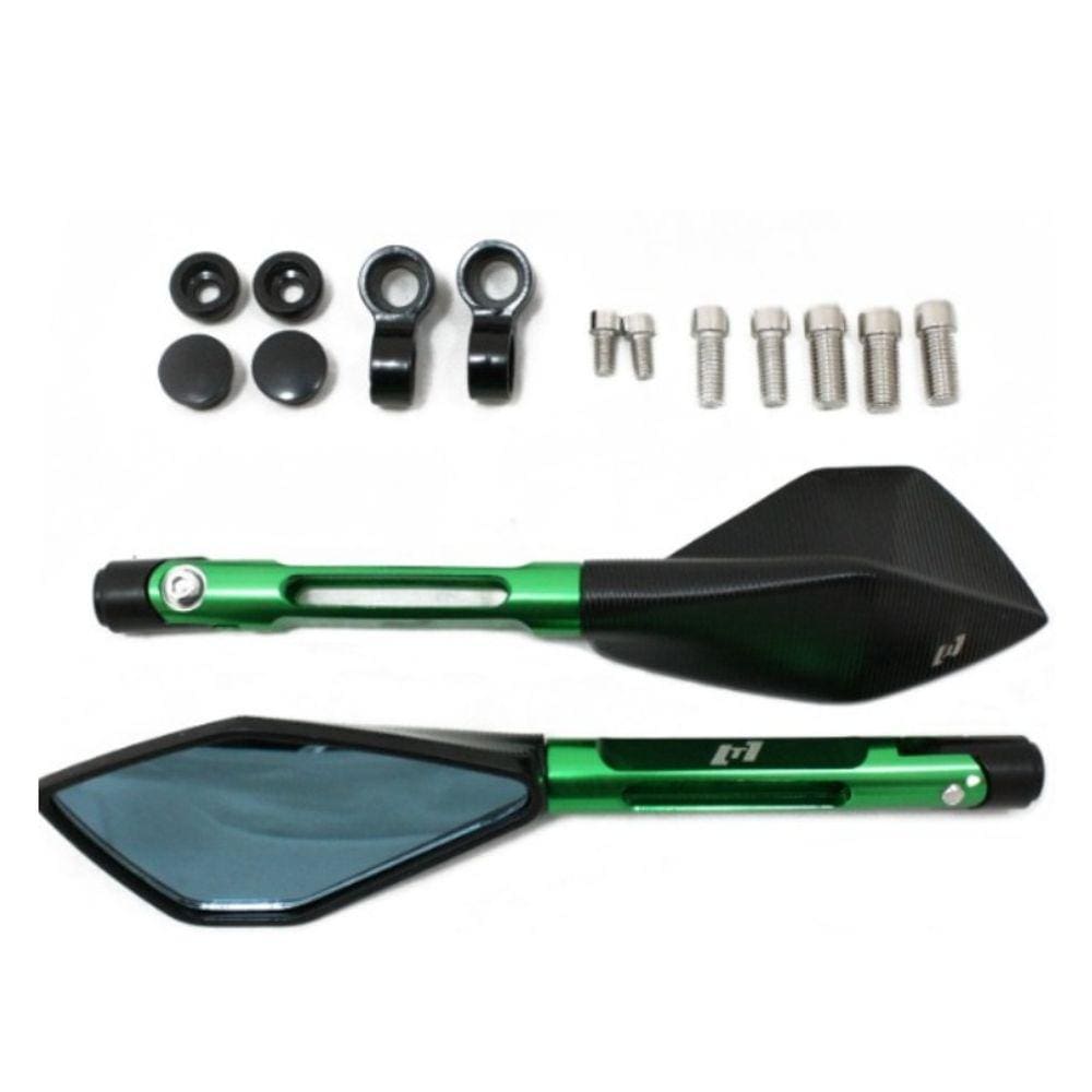 Retrovisor Esportivo Twins Verde Moto Versys-X 300