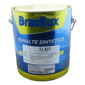 Tinta Preta Brasilux Brilhante 3.6L Extra Rápido