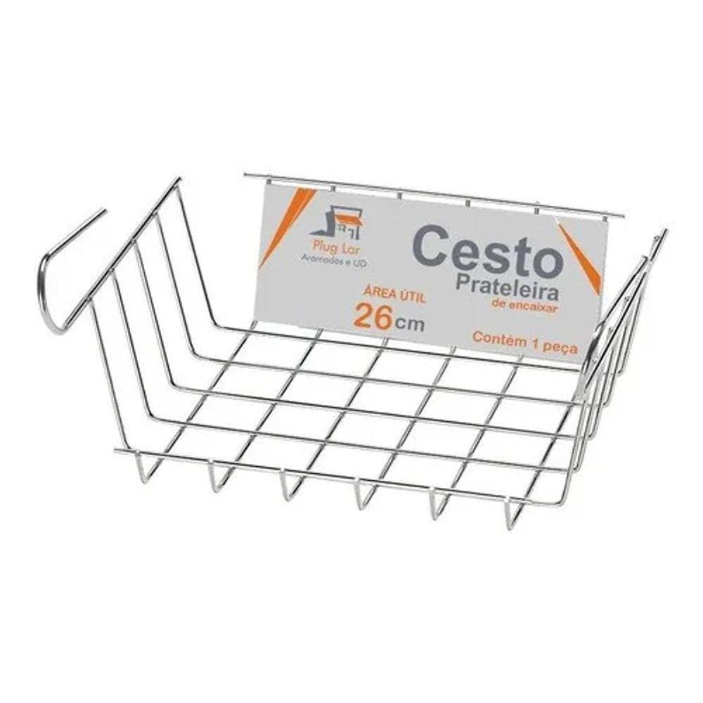 Cesto Organizador Prateleira Suspensa - Cod:Pl0026