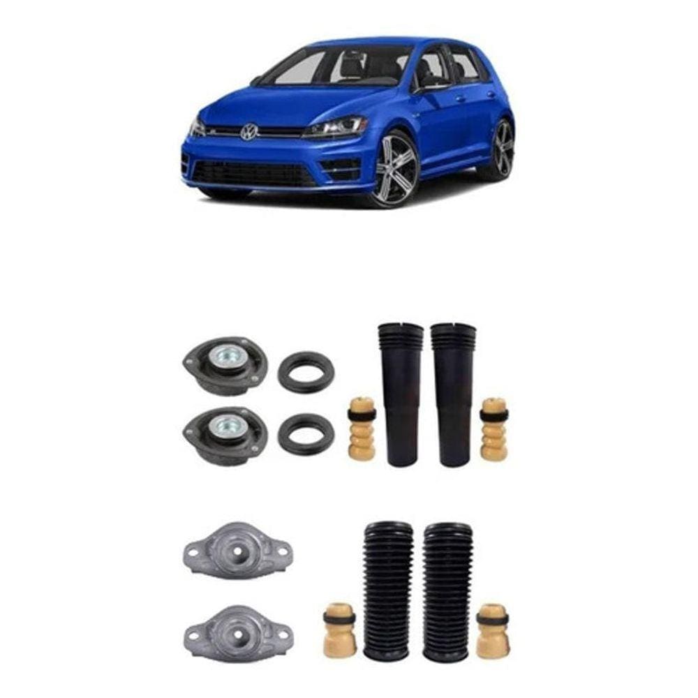 4 Kit Suspensão Dianteira Traseira Golf 2013 2014 2015 2016