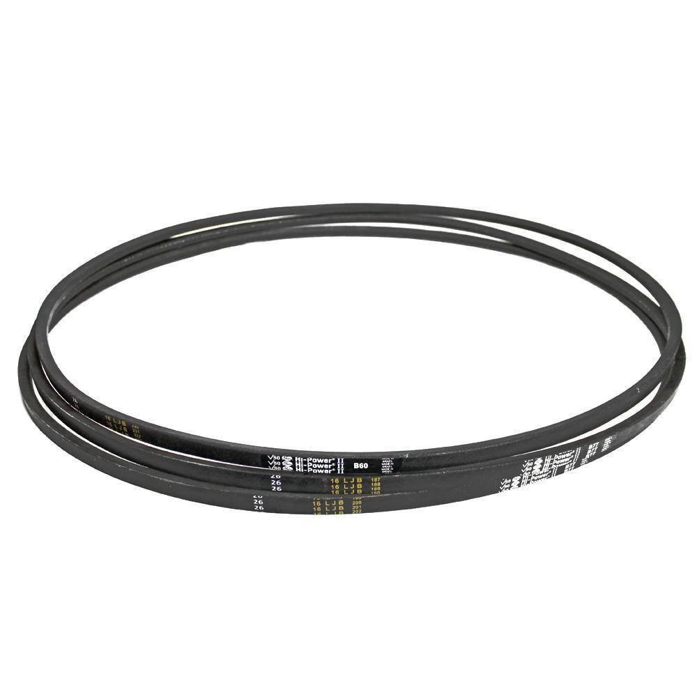 Kit 3 Correias Industriais em V Lisa B-60 Gates 1524mm