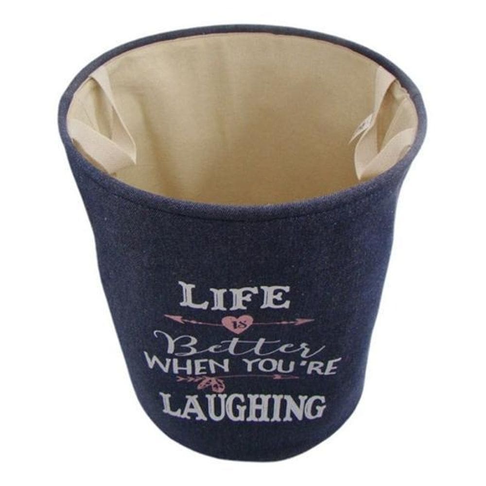 Cesto De Roupa Life Better Poliéster 47 X 38