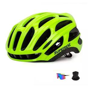 Capacete Neon Verde | 57-63cm | Leve | 29 Aberturas